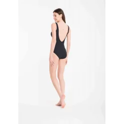 Maillot de bain 1 pièce plongeant - Noir
