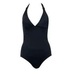 Maillot de bain 1 pièce pour règles femme noir