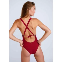 Maillot de Bain 1 Pièce Sans Armatures - Rouge Banana Moon