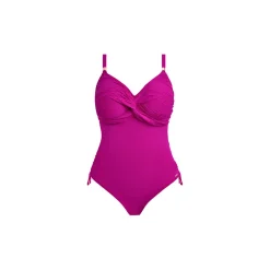 Maillot de bain 1 pièce twist - Rose
