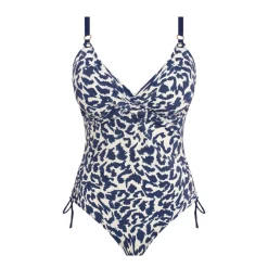 Maillot de bain 1 pièces ajustable - Marine