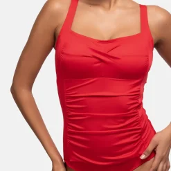 Maillot de bain gainant rouge