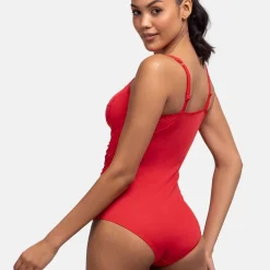 Maillot de bain gainant rouge