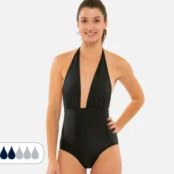 Maillot de bain Menstruel 1 pièce - Élégant - Flux Léger - Lila