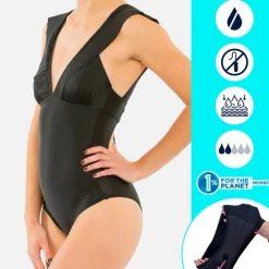 Maillot de bain Menstruel 1 pièce - Dos à lacet - Flux Léger - Sya