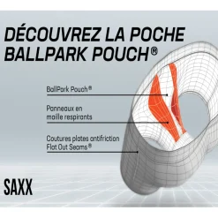 Maillot de bain Oh buoy 2n1 - Gris Saxx
