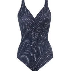 Maillot de bain une pièce gainant Bonnet B à D - Midnight