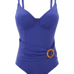 Maillot de bain une pièce avec armatures - Bleu