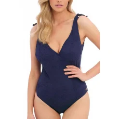 Maillot de bain une pièce Plongeant Armatures - Bleu Fantasie Bain en nylon