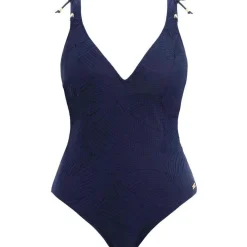 Maillot de bain une pièce Plongeant Armatures - Bleu Fantasie Bain en nylon