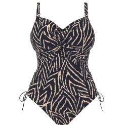 Maillot de bain une pièce noir;blanc