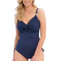 Maillot de bain une pièce ajustable Armatures - Bleu Fantasie Bain en nylon