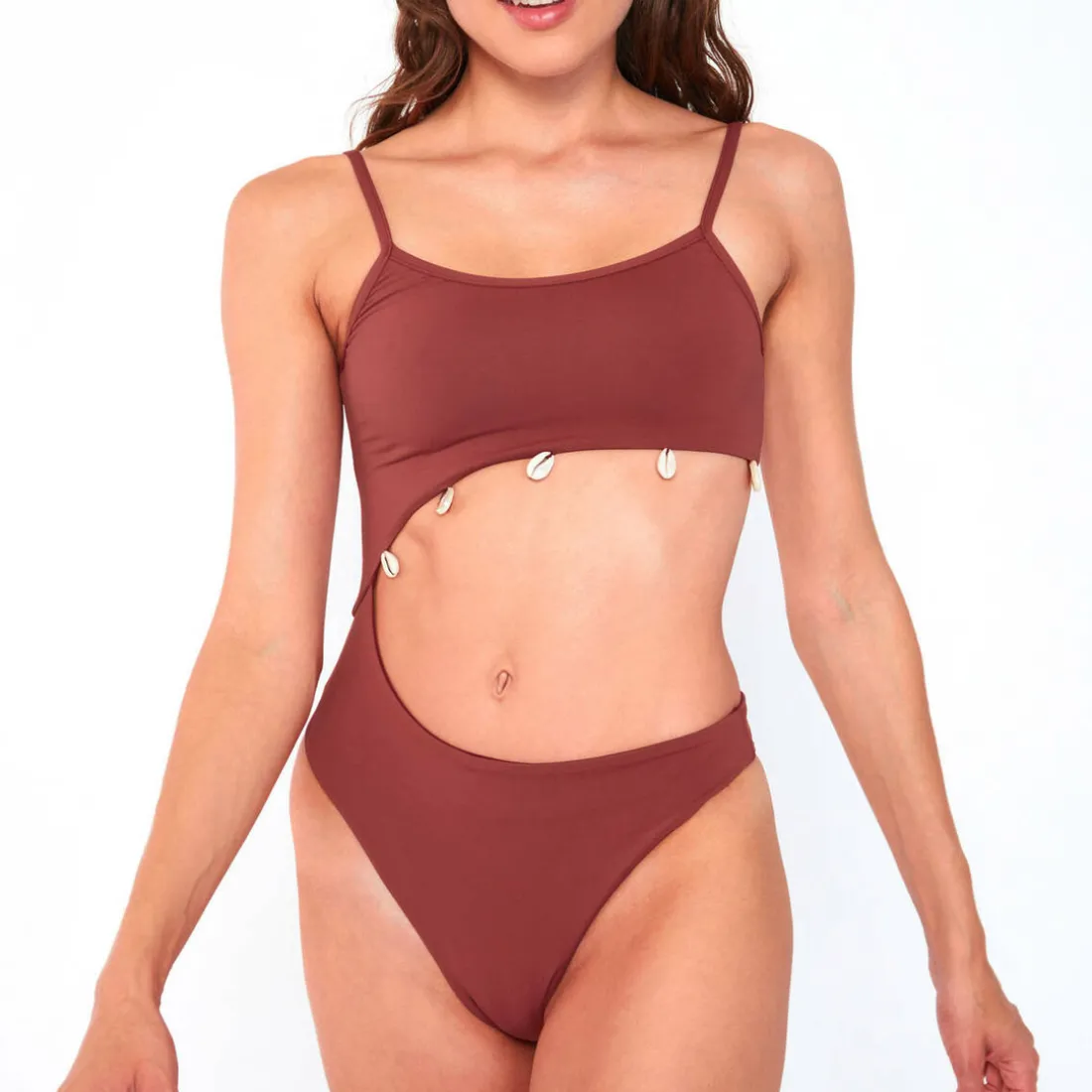 Maillot de bain une pièce marron Banana Moon