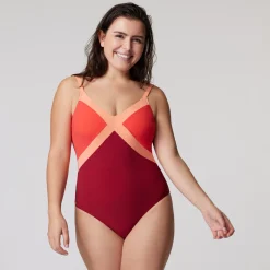 Maillot une pièce Coques sans armature - IPANEMA - Piment