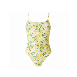 Maillot une pièce jaune Capeline