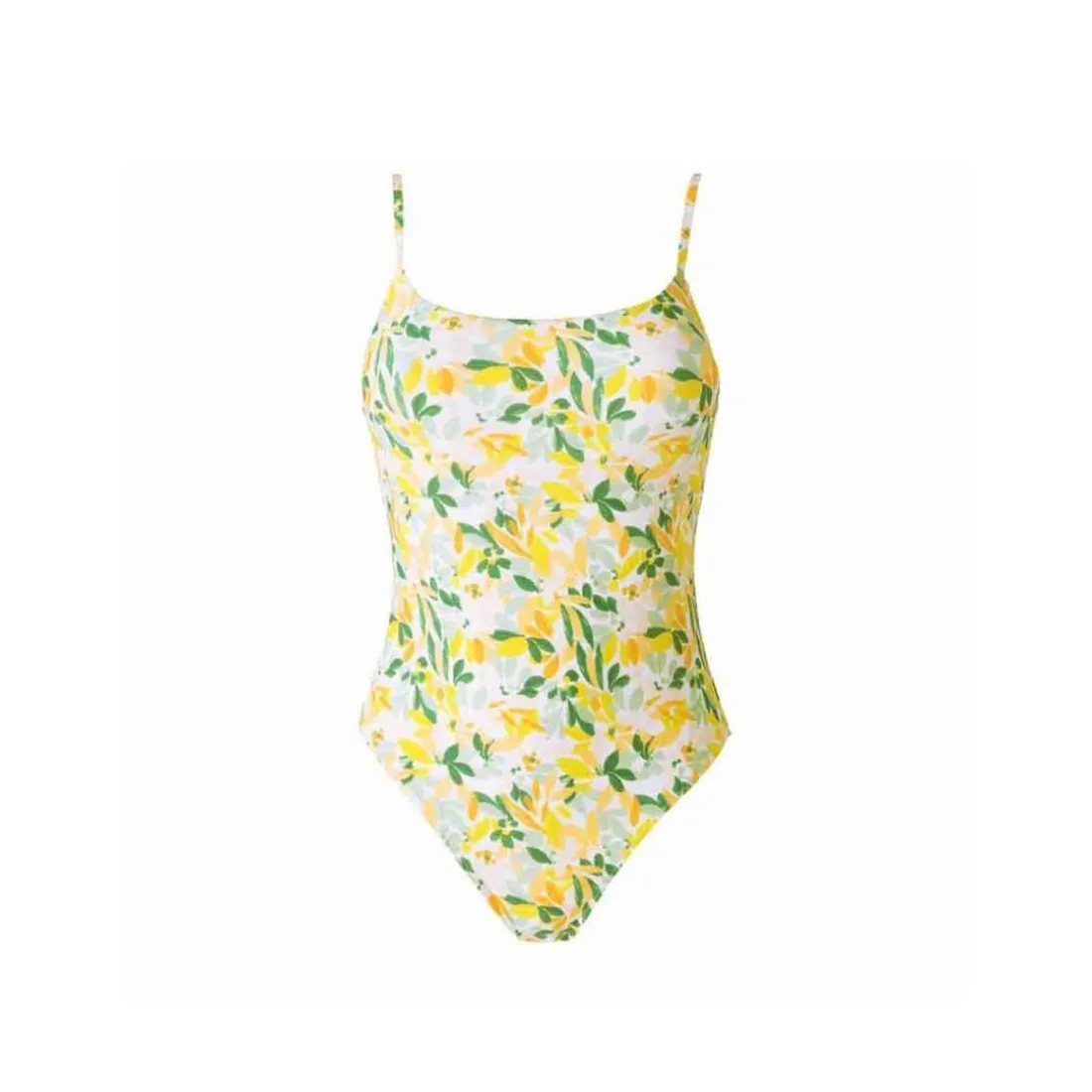 Maillot une pièce jaune Capeline