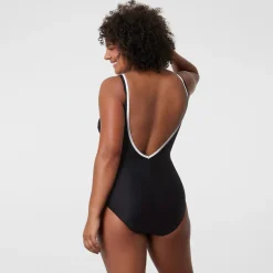 Maillot une pièce sans armature comfort - Noir