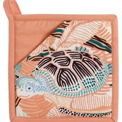 Manique 2 en 1 DORI recyclée Pêche 20 x 20