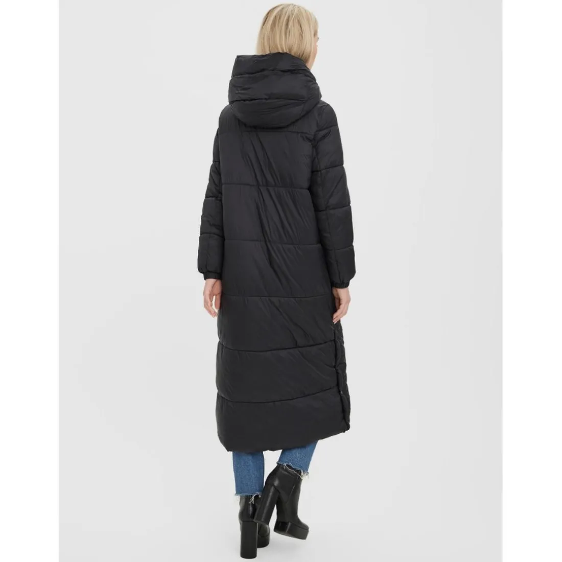 Manteau Capuche noir Xena