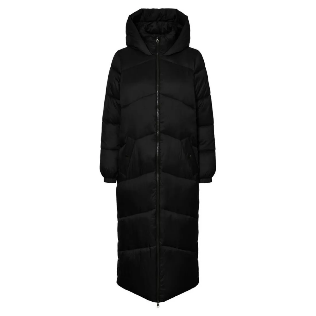 Manteau Capuche noir Xena