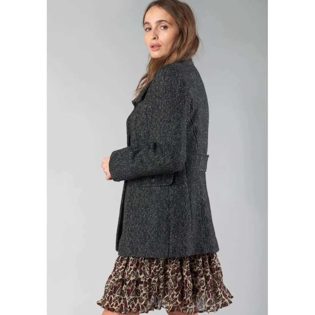Manteau CAPUCIN - Noir