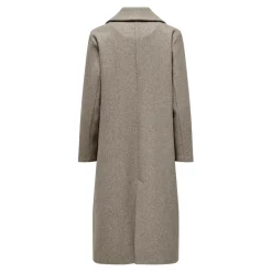 Manteau col à revers col à revers violet foncé Hattie