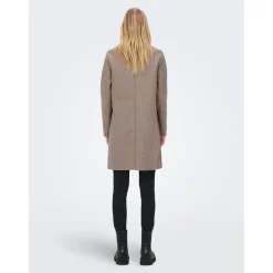 Manteau Col à revers Long vert Gaia