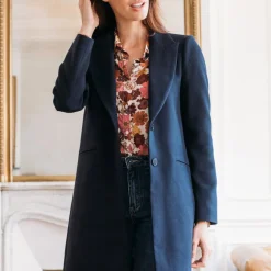 Manteau col tailleur Etienne