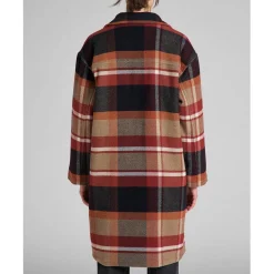 Manteau Femme Wool Coat bleu foncé en laine