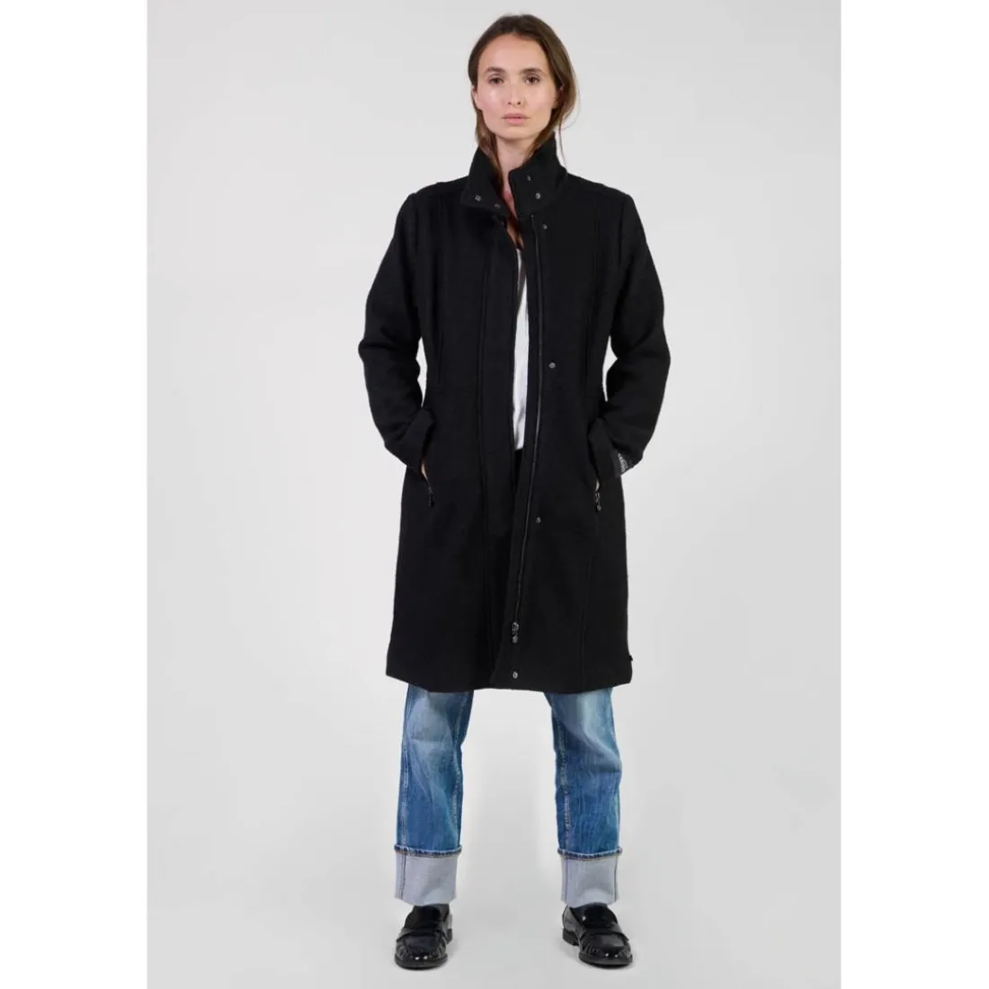 Manteau KAPLAN noir Faye
