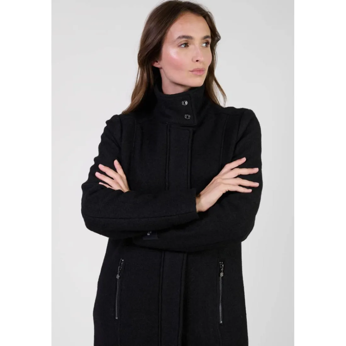 Manteau KAPLAN noir Faye