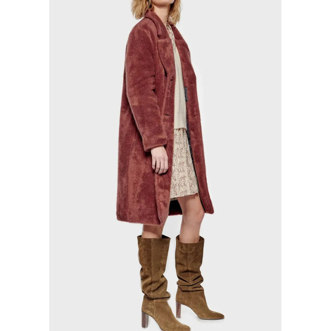 Manteau LIZE rose