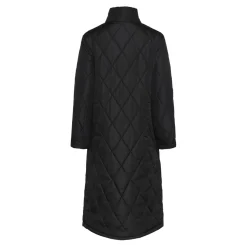 Manteau long matelassé Mailey noir Page