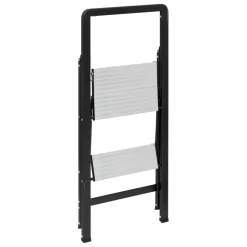 Marchepied en aluminium gris 2 marches