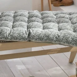 Matelas de sol 120 x 60 x 7 Sauge FLOWER GARDEN, Sauge