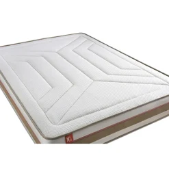 Matelas LE TENDRE Ressorts ensaches Memoire de forme 7 zones de confort