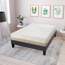 Matelas Mousse Haute Résilience Hypersoft LEMAN Simple ep 25 cm - Compressé Roulé
