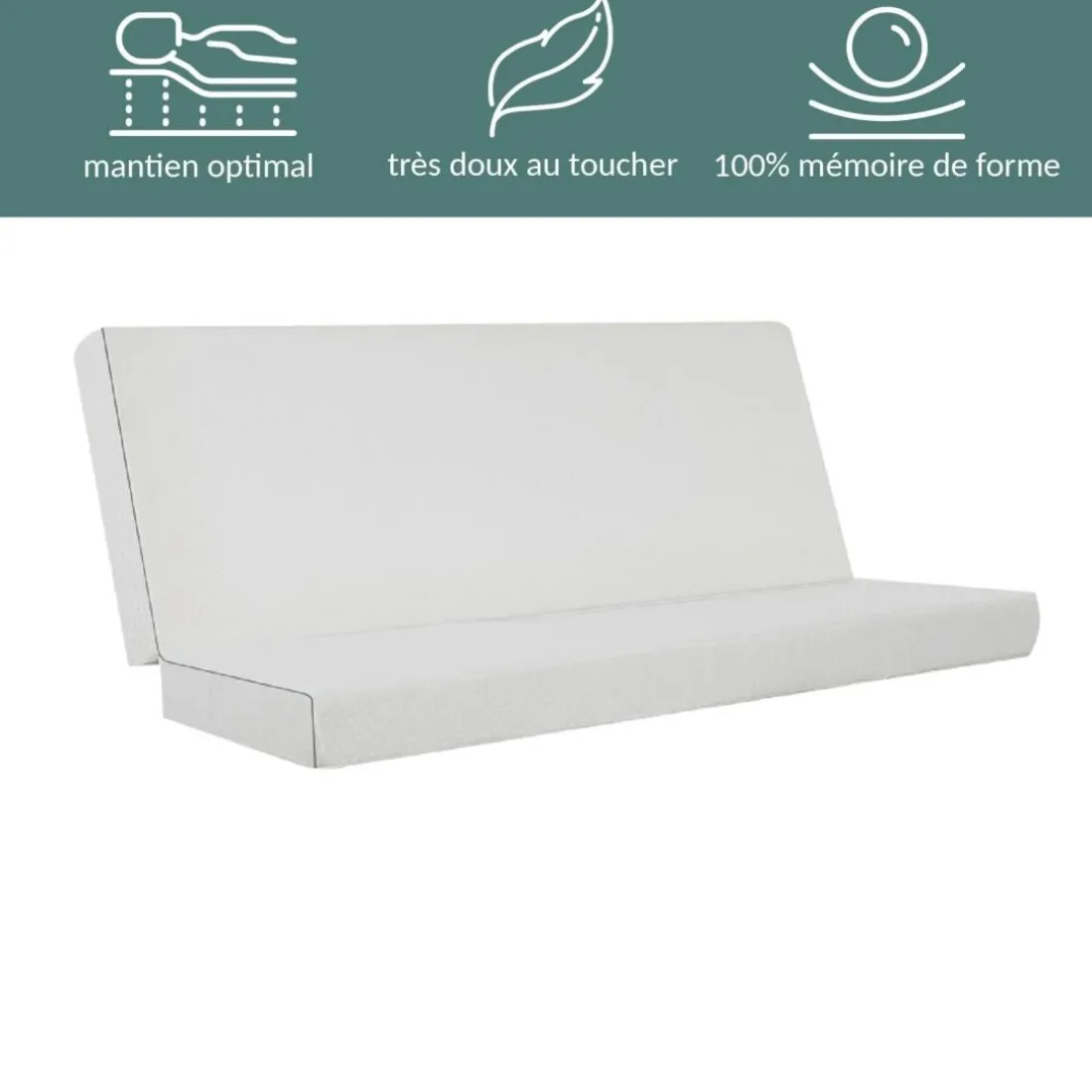 Matelas pour canape clic-clac en mousse