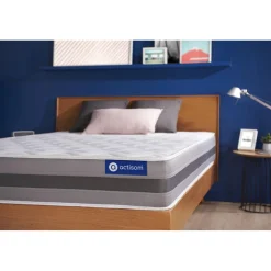 Matelas Ressorts ensaches et memoire de forme Maxi epaisseur 5 zones de confort