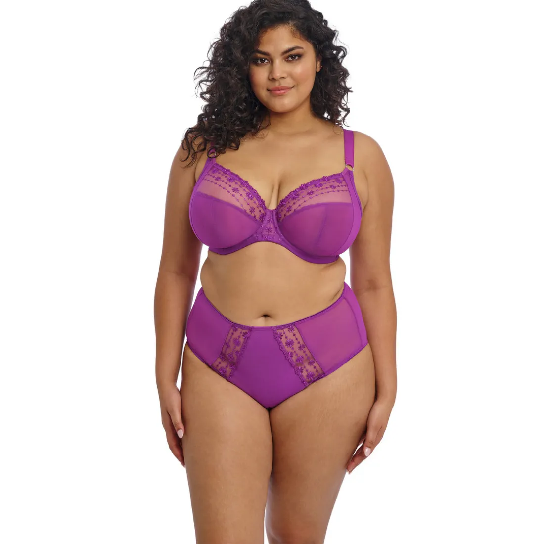 MATILDA Slip Taille Haute - Violet