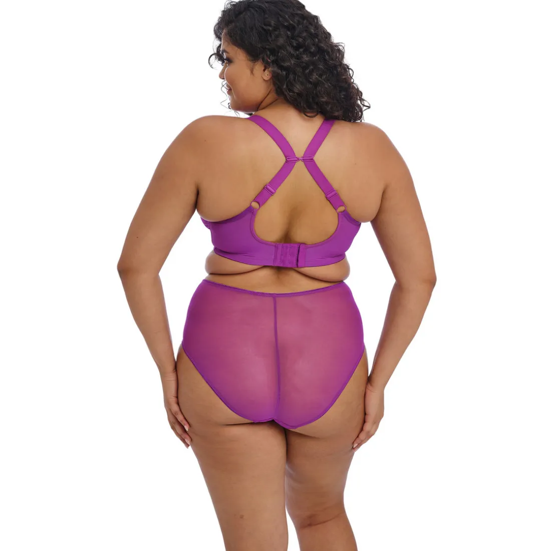 MATILDA Slip Taille Haute - Violet