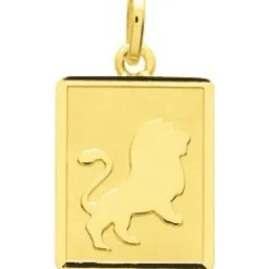 Médaille zodiaque lion or 750/1000 jaune (18K)