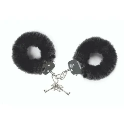 Menottes fausse fourrure ATTACH ME - MENOTTES NOIRES LOVE TO LOVE