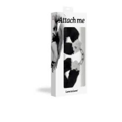 Menottes fausse fourrure ATTACH ME - MENOTTES NOIRES LOVE TO LOVE