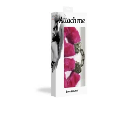 Menottes fausse fourrure ATTACH ME - MENOTTES ROSES LOVE TO LOVE
