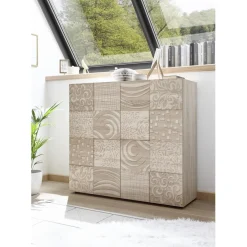 Meuble 2 portes MIRO décor chêne