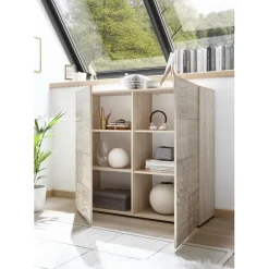 Meuble 2 portes MIRO décor chêne