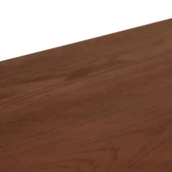 Meuble bas 2 portes 4 étagères Jilani marron