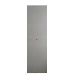 Meuble de rangement 2 portes 10 étagères reglable Blanc