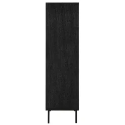 Meuble haut 2 portes noir